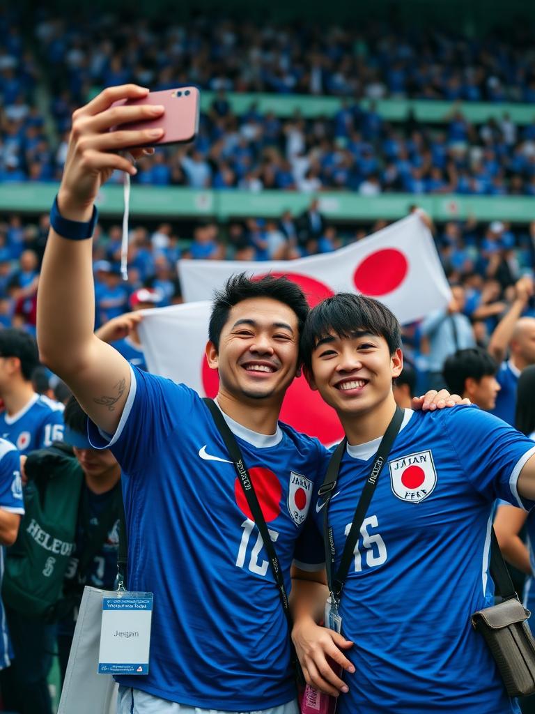 Example fan-cam: Selfie